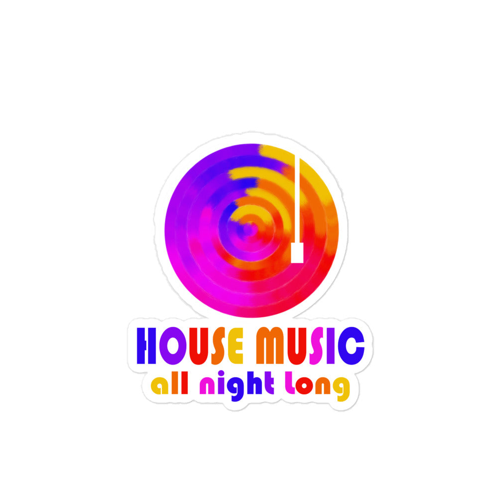 House Music Sticker