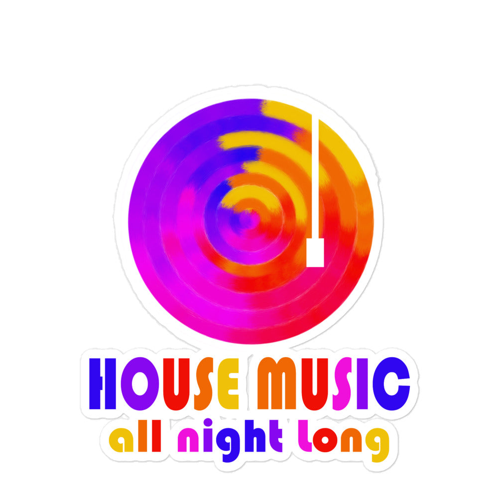 House Music Sticker