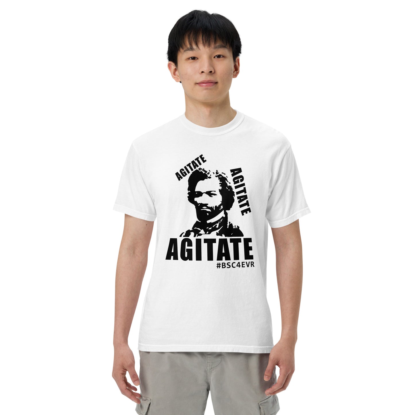 Unisex T-Shirt || Fredrick Douglass Agitate x3